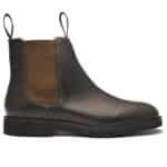CHELSEA LEATHER POLARIS W ΚΑΦΕ ΣΚΟΥΡΟ