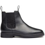 CHELSEA LEATHER POLARIS W ΜΑΥΡΟ