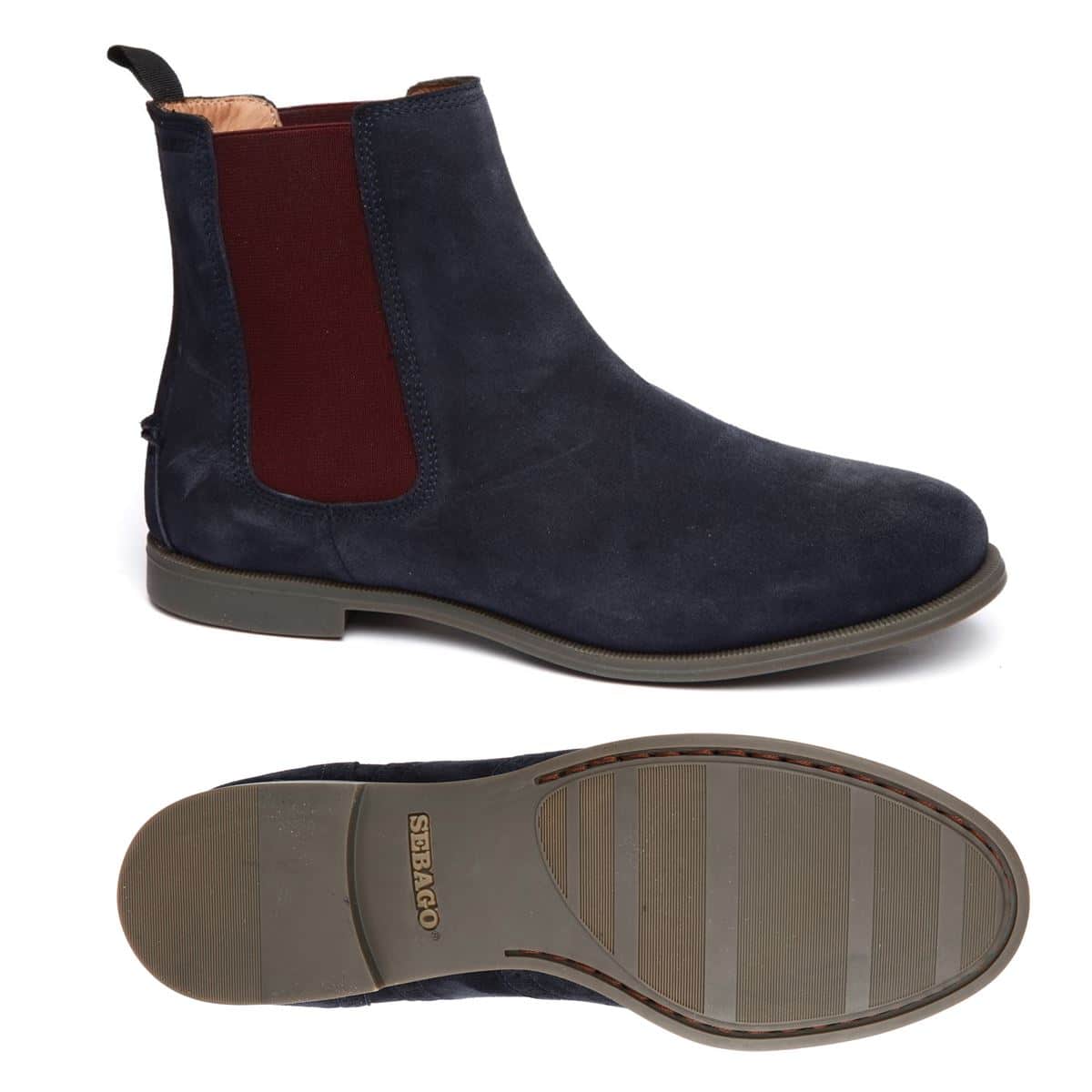 SEBAGO-L7001IP0-908-CHELSEA_PLAZA_II_SUEDE_W-22 CHELSEA PLAZA II SUEDE W ΜΠΛΕ ΣΚΟΥΡΟ - Image 1