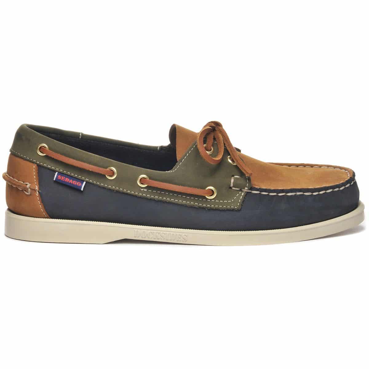 SEBAGO-L7111M2W-A4CR-PORTLAND_SPINNAKER_NBK-NBK-00 PORTLAND SPINNAKER NBK-NBK ΜΠΛΕ ΜΠΕΖ ΠΡΑΣΙΝΟ - Image 1