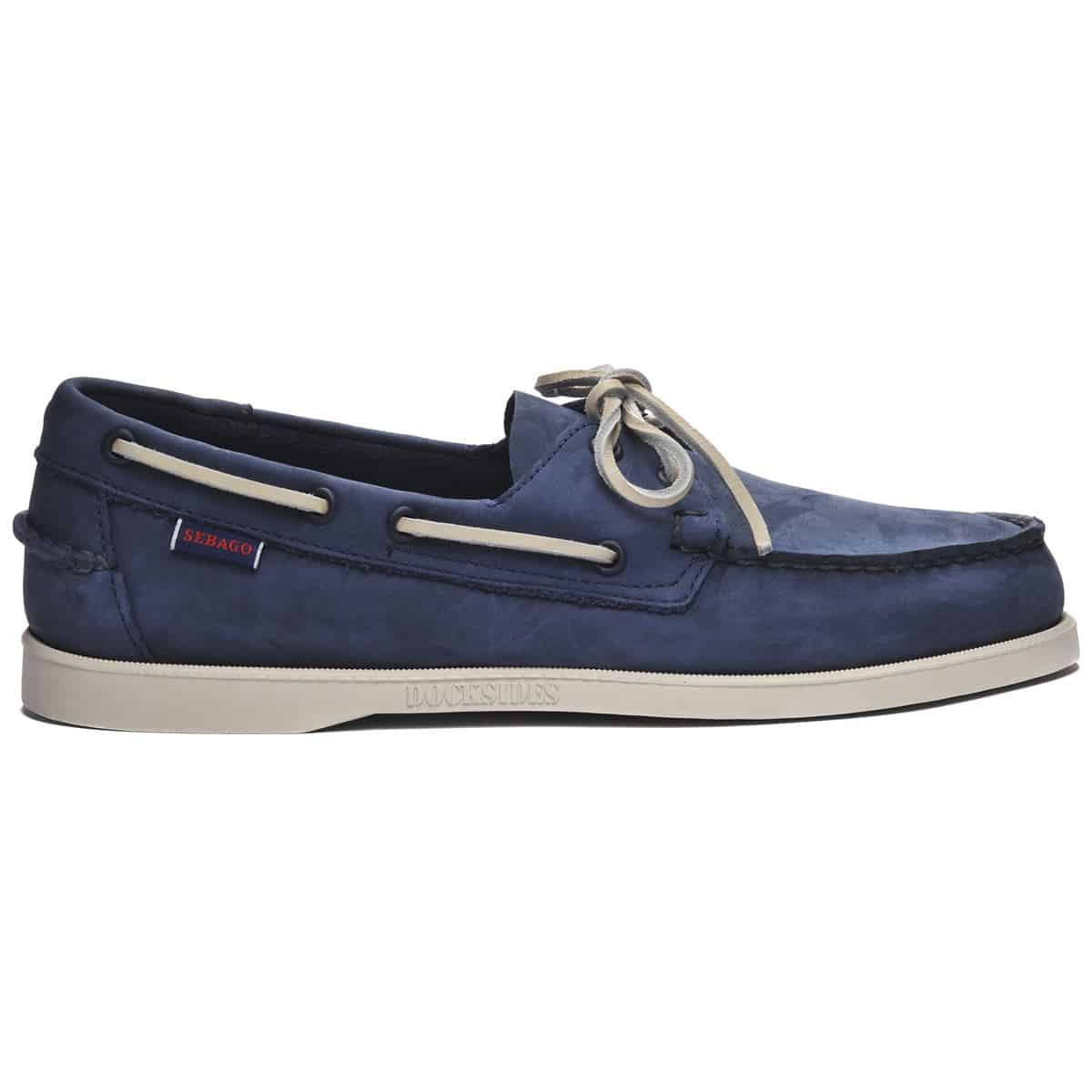 SEBAGO-L74121SW-908R-DOCKSIDES_PORTLAND_NUBUCK_WOMAN-00 DOCKSIDES PORTLAND NUBUCK WOMAN ΜΠΛΕ ΣΚΟΥΡΟ - Image 1