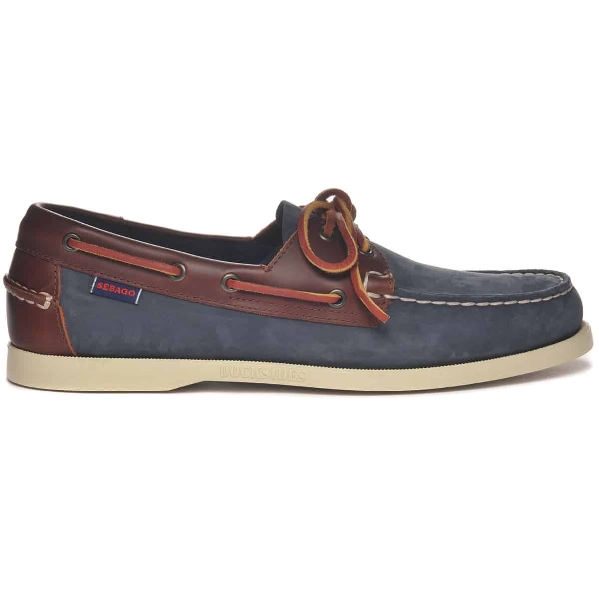 SEBAGO-L78123HW-AG2R-DOCKSIDES_PORTLAND_NBK-WAXY-00 DOCKSIDES PORTLAND NBK-WAXY ΜΠΛΕ-ΚΑΦΕ - Image 1