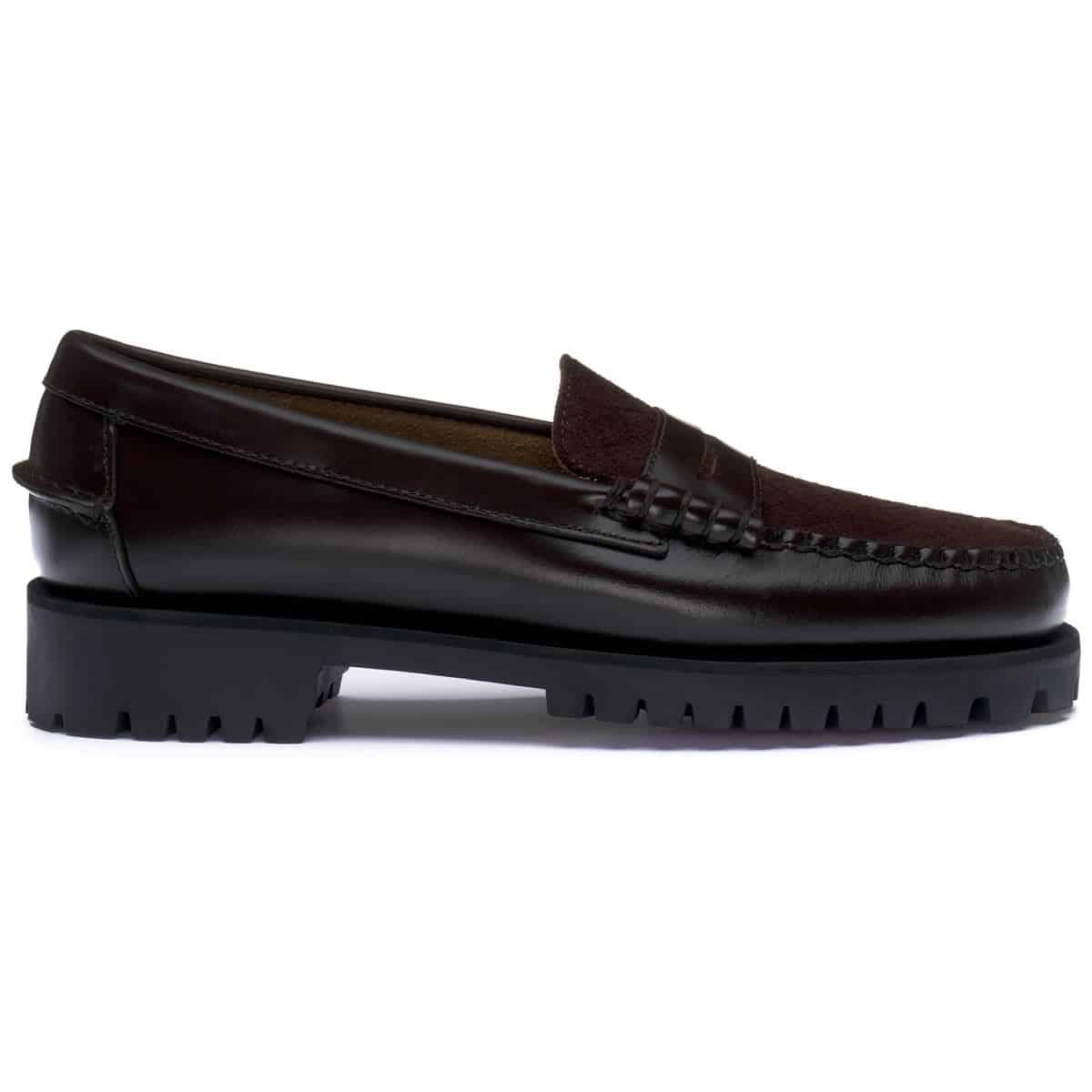 SEBAGO-L781288W-A66R-OTIS VAMP LUG SUEDE WOMAN-00 OTIS VAMP LUG SUEDE WOMAN ΚΑΦΕ ΣΚΟΥΡΟ - Image 1