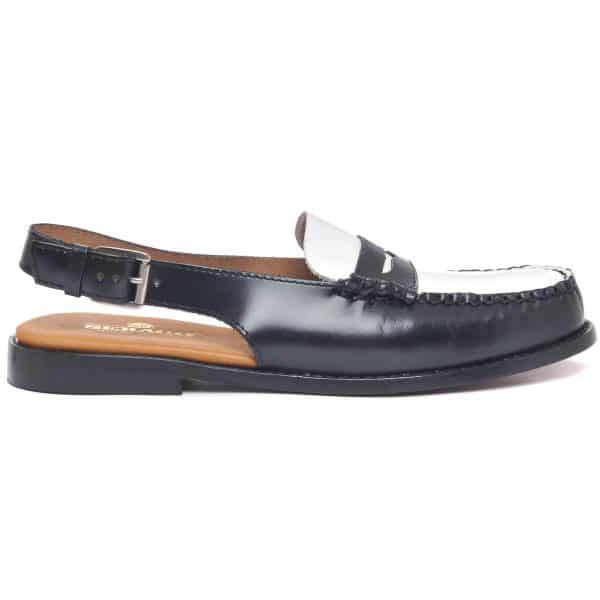 DAN SANDAL WOMAN ΔΙΧΡΩΜΟ ΜΑΥΡΟ ΑΣΠΡΟ